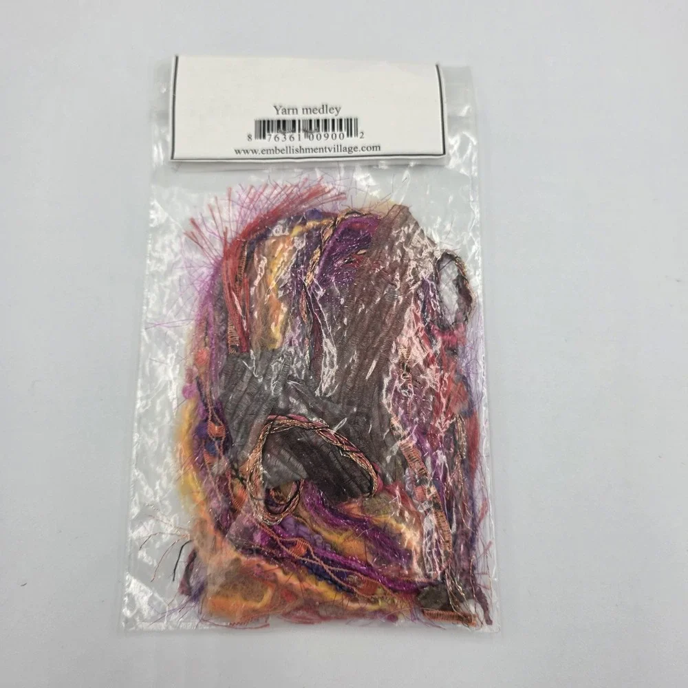 Embellishment Village Yarn Medley‎ String Scrapbook Thread Fabulous Fibers
